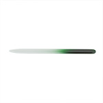 Pilník sklenený obojstranný 14 cm - zelený - 1 ks
