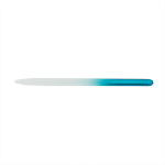 Pilník sklenený obojstranný 14 cm - modrý - 1 ks