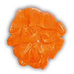 Umývací žinka - farba oranžová - 1 ks