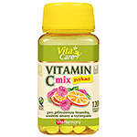 Vitamín C MIX, pomaranč a malina - 120 tablet