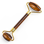 Natural Tiger Eye Jade Roller masážny valček na tvár - 1 ks
