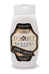 Masážny olej Tomfit Jitřící zmysly - 250 ml