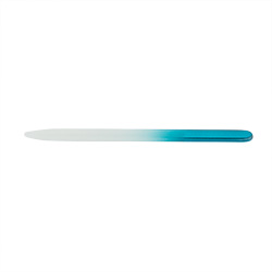 Pilník sklenený obojstranný 14 cm - modrý - 1 ks