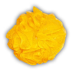 Umývací žinka - farba žltá - 1 ks