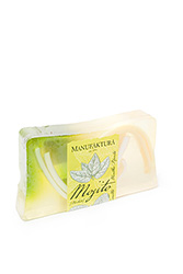 Zvláčňujúce glycerínové mydlo MOJITO s mätou a vitamínom E - krájané - 110 g