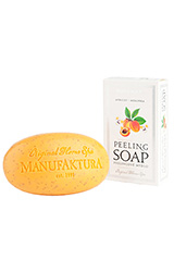 Peelingové rastlinné mydlo s mandľovým olejom - marhuľa - 150 g