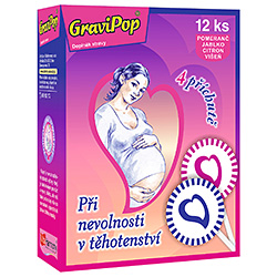 GraviPop® - zmes 4 príchute - 12 ks