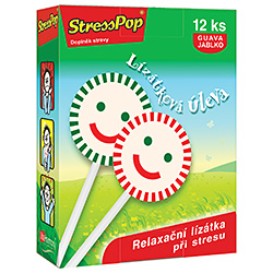 StressPop® - guava, jablko - 12 ks