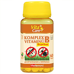 Komplex vitamínov B Repelent - 60 tablet
