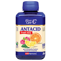 XXL Antacíd Fruit MIX, pomaranč, citrón, malina - 180 tablet