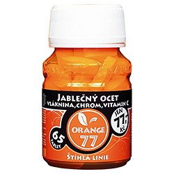 Orange 77 - Jablčný ocot + Vláknina + Vitamín C + Chróm - 65 tablet