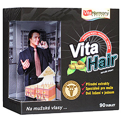 VitaHair - vlasový stimulátor pre mužov - 90 tablet