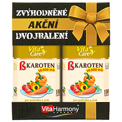 Beta karotén 10.000 mj - Promobalenie 1+1 zadarmo - 200 tablet