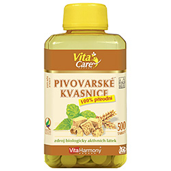 Pivovarské kvasnice - 500 tablet