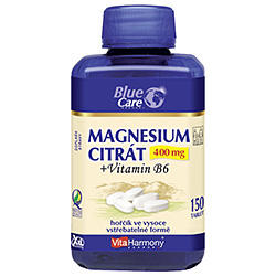 XXL Magnézium citrát + Vitamín B6 - 150 tobolek