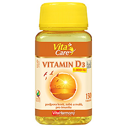 Vitamín D3 1.000 m.j. - 150 tobolek