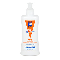 SUN PROTECT SPF 20, UVA 8 - fyzikálny filter - 200 ml